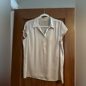 LOFT Women's Silky Cream Blouse